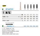 Komet Diamond Preparation Instrument, DIAO - KP6878K