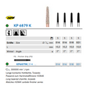 Komet Diamond Preparation Instrument, DIAO - KP6879K