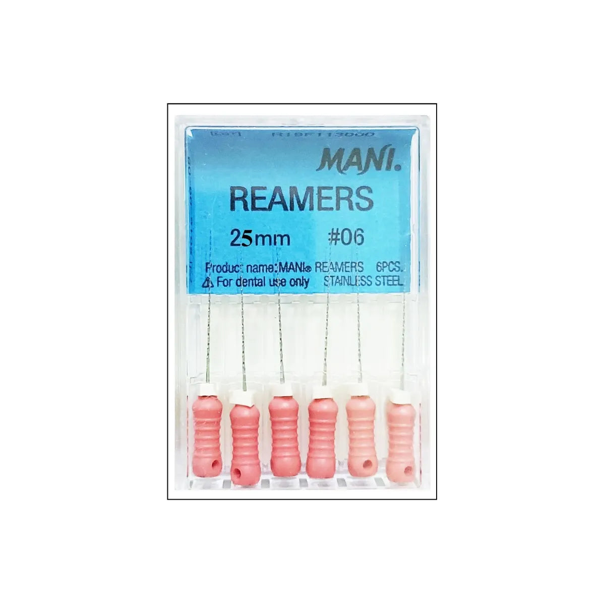 MANI REAMERS リーマー 歯科用 31mm 各サイズセット　モリタ Reamers 25mm and 31mm | MANI | DentSupplier