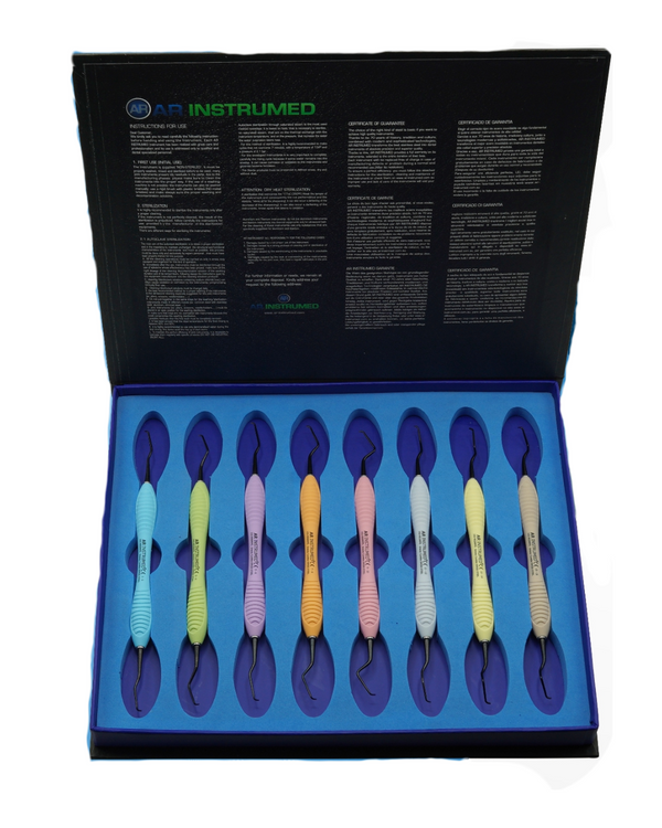 AR Instrumed Gracey Curettes AR PREMIUM PLUS Set of 8