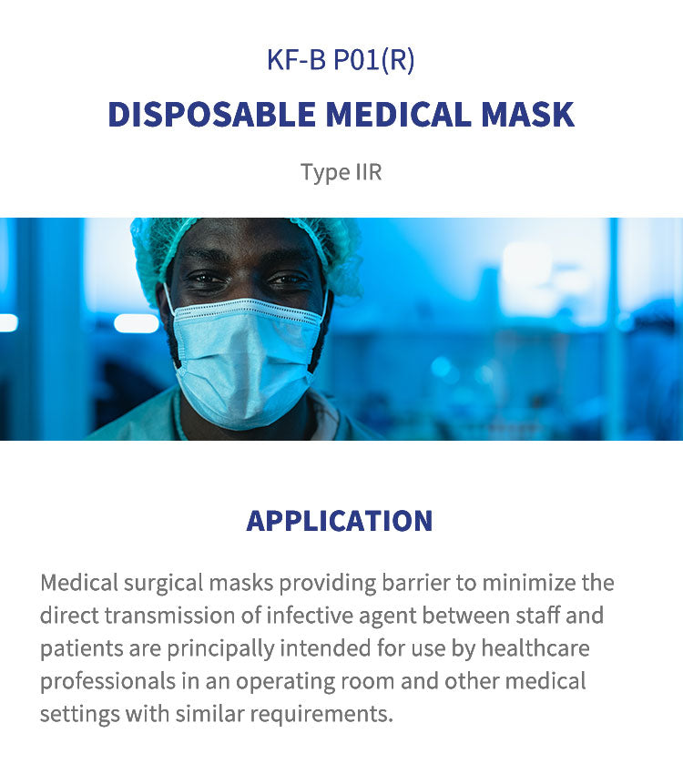 Medical Surgical Face Mask KF-B P01(R) 50 units/box