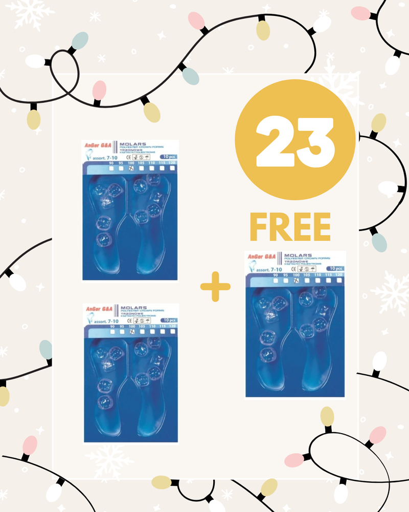 X-MAS OFFER: AnGer Polyester Crown Forms Laterals 10 pcs. - Buy 2 Get 1 Free