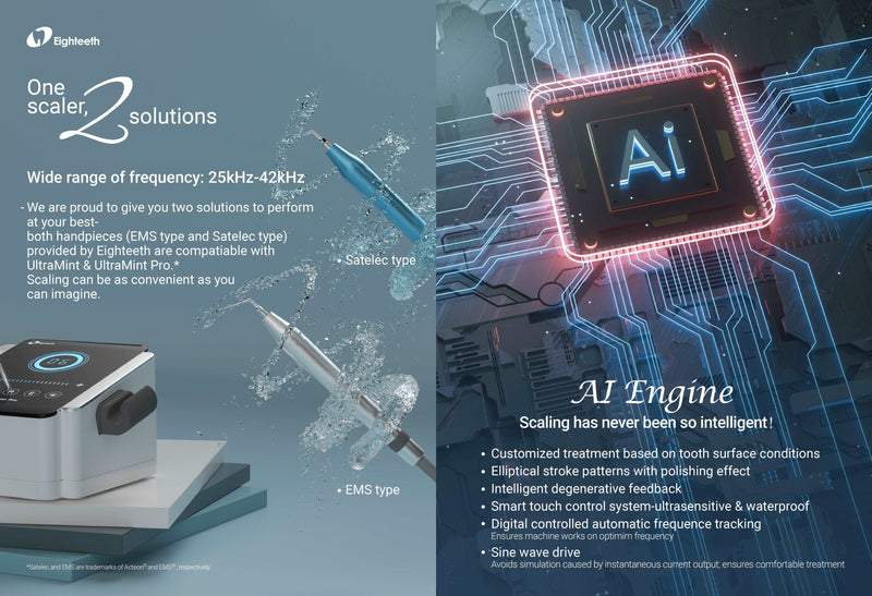 Ultrasonic Scaler UltraMint Pro Scaling | Periodontic | Endodontic - Dentsupply SIA