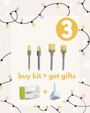 X-MAS OFFER: Disposable Latex-Free Prophy Brushes (80 pcs Kit) + FREE PerioFlush & Christmas Tree Toy