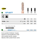 Instrumento de preparación de diamantes Komet, DIAO - KP6877