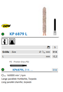 Instrumento de preparación de diamantes Komet, DIAO - KP6879L