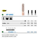 Instrumento de preparación de diamantes Komet, DIAO - KP6880