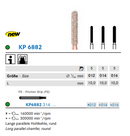 Instrumento de preparación de diamantes Komet, DIAO - KP6882