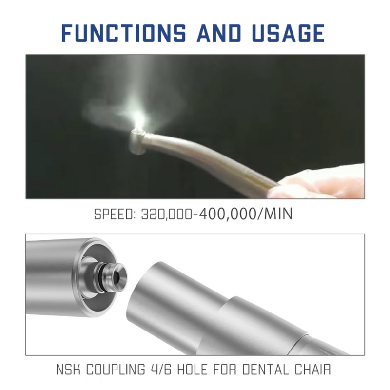 NSK Type Standard Head Fiber Optic Handpiece