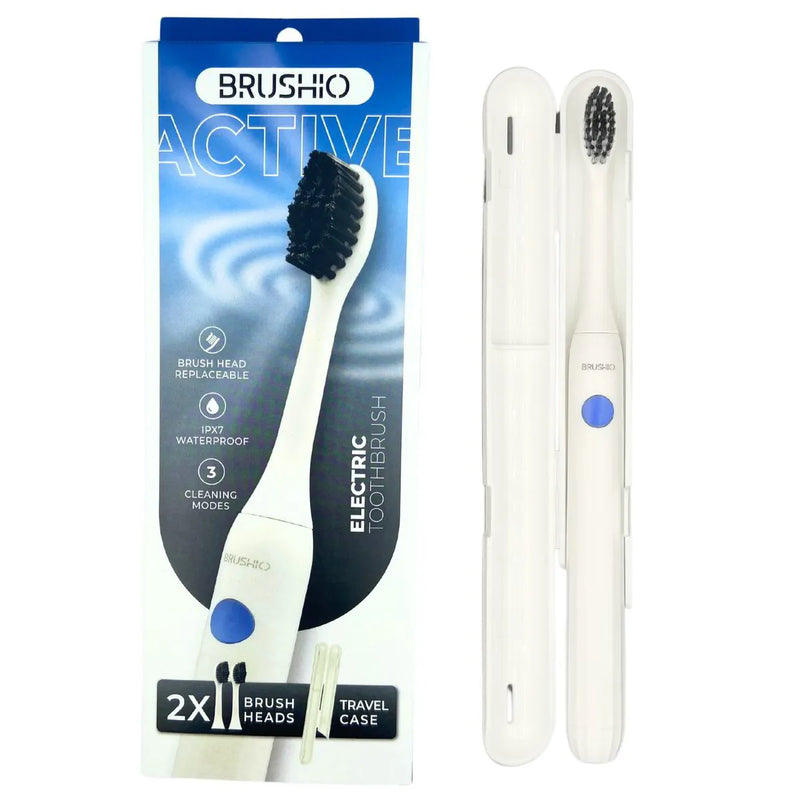 Active electric toothbrush with case