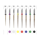 Kit de limas de acción InciDental EndoArt azul/dorado (SX-F3)