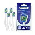 Replacement heads compatible with Philips Sonicare brushes 4 pcs., for plaque removal