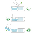 Ecompact Automatic Disposable Shoe Cover Dispenser
