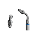 Two dental handpieces on a white background