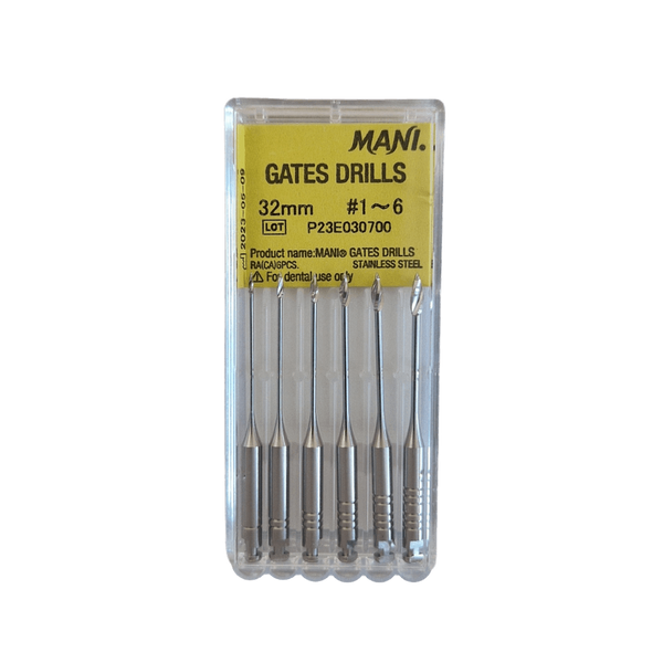 MANI Gates Drills 32mm 6pcs/box