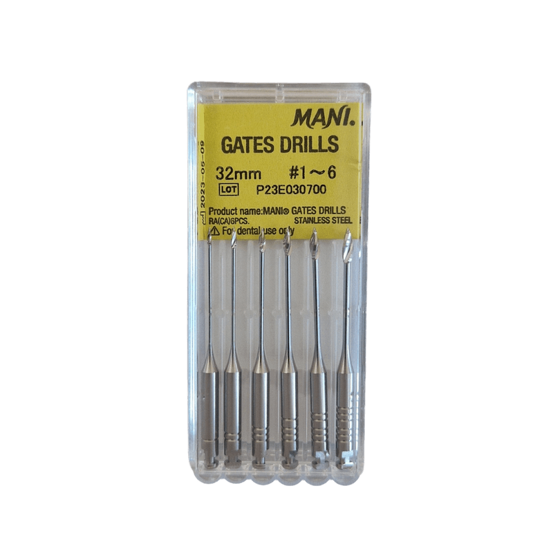 MANI Gates Drills 32mm 6pcs/box