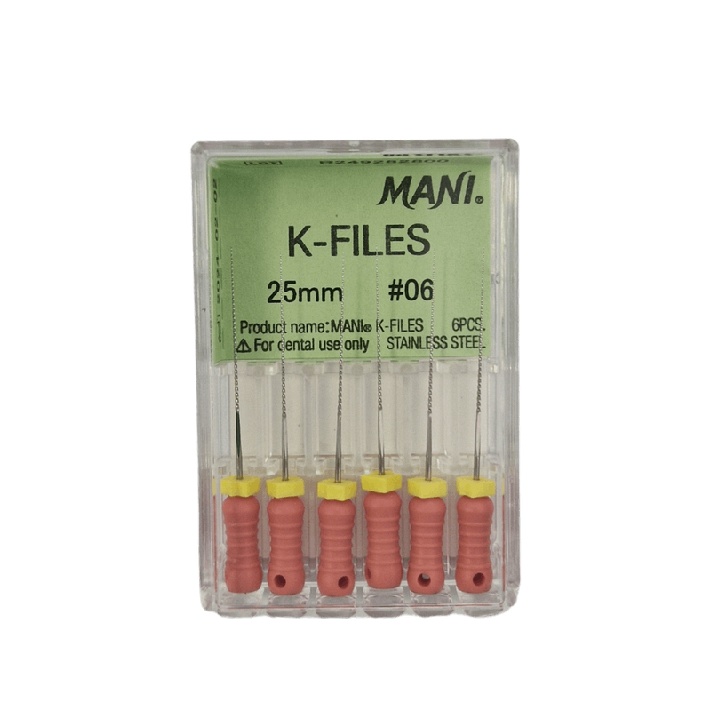 MANI K-files 6pcs/box 21MM/25MM/31MM