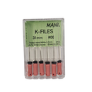 MANI K-Feilen 21MM/25MM/31MM 6 Stück/Box