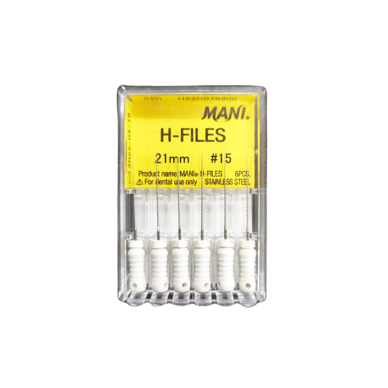 MANI H-files 21MM 6pcs/box