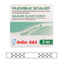 Flexible Scaler perforated metal tape for plaque and stain removal from interdental spaces AnGer G&A 2m