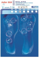 AnGer G&A Molars Polyester Crown Forms 10 pcs.