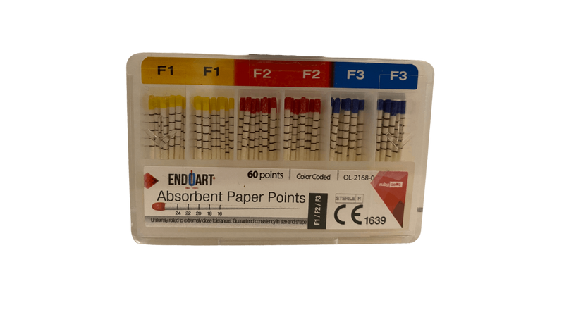 EndoArt Absorbent Paper Points, 60points - Dentsupply SIA