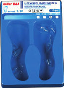 AnGer poliesterske krunice za donje sjekutiće 10 kom.