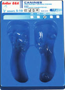 AnGer Polyester Kroneformede Hjørnetænder 10 stk.