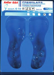 AnGer Polyester Crown Forms Premolars 10 pcs.