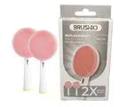 Facial cleansing brush, compatible with Braun, Oral-b toothbrushes, 2 pcs.