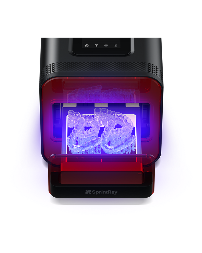 sprintray nanocure tray with material