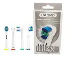 Accurate clean replacement heads, compatible with Braun, Oral-B rotary toothbrushes